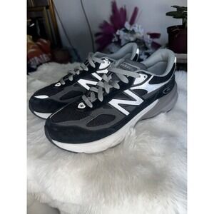 New Balance 990v6 Shoes Black Silver  Mens Youth Size 7 / Womens 8.5 GC990BK6